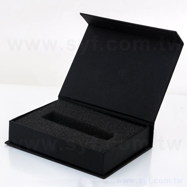 磁吸式紙盒-掀蓋隨身碟禮物盒-內層附緩衝泡棉-客製化禮贈品包裝盒_4